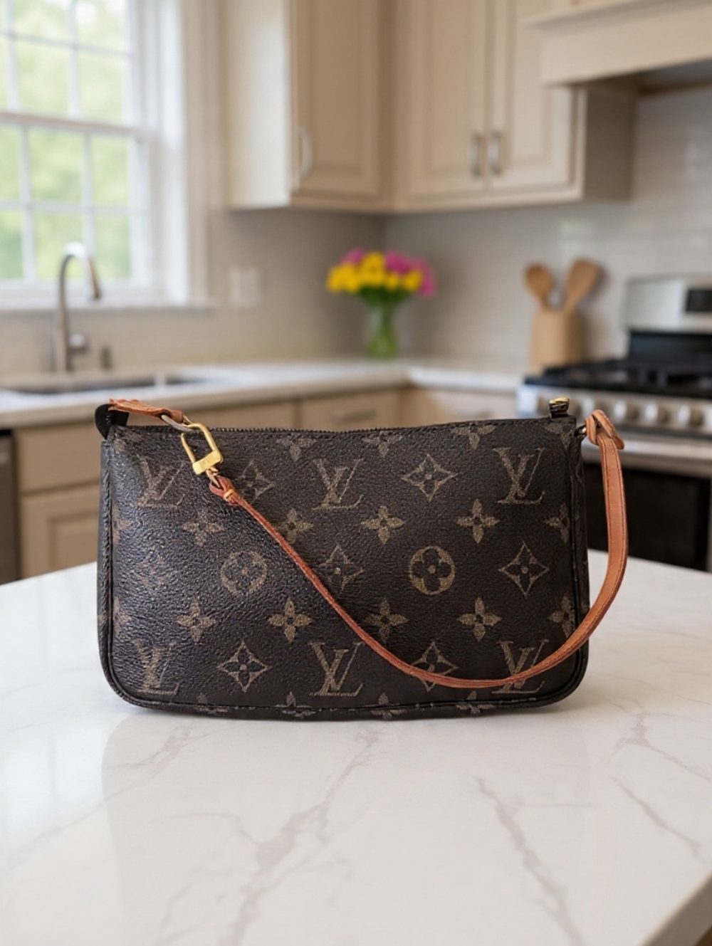 Louis Vuitton Pochette Accessoires Monogram Vintage 2001 ✨ - Picture 4 of 14